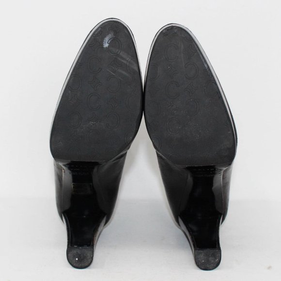 CELINE Size 8 SS23 -Bulky Maxx- Black Leather Platform Boots  CELINE #39880 Black Leather Platform Heel Booties (US 9.5 EU 39.5)